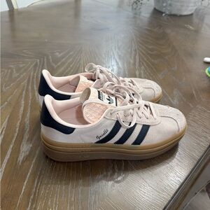 Adidas Gazelle Light Pink and Black Shoes